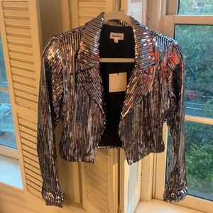 New with tags superdown sequin blazer